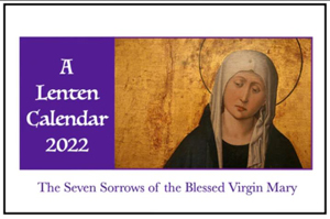 A Lenten Calendar 2022 (image for) A Lenten Calendar 2022