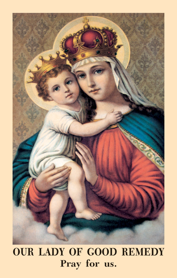 Prayercard - Our Lady of Good Remedy (image for) Prayercard - Our Lady of Good Remedy