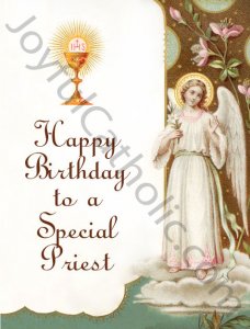 Happy Birthday to a Special Priest - Greeting Card (image for) Happy Birthday to a Special Priest - Greeting Card
